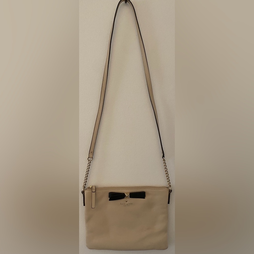 Kate Spade Ivory Back Bow Purse